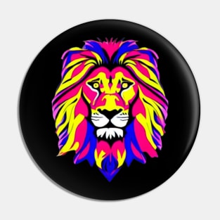 Lion King Psychedelic Pin