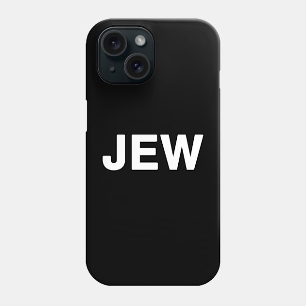 JEW Typography Phone Case by Holy Bible Verses