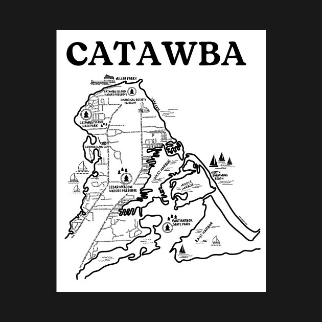 Catawba Map by fiberandgloss