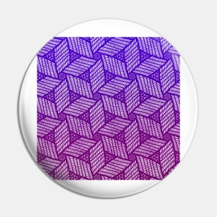 Japanese style wood carving pattern in purple Pin