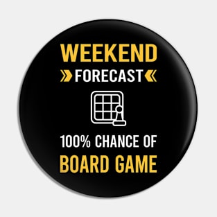 Weekend Forecast Board Games Pin