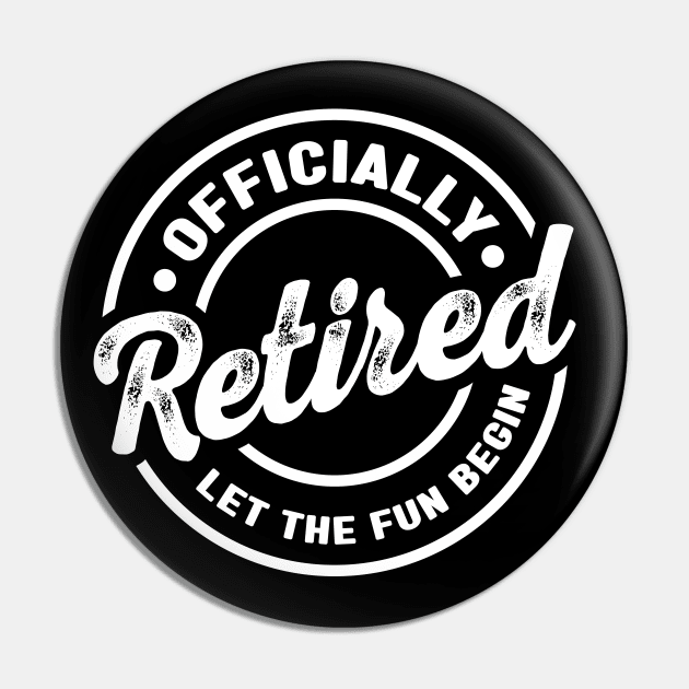 Officially Retirement Pin by Emma Creation