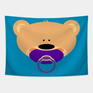 Teddy bear with Soother Tapestry