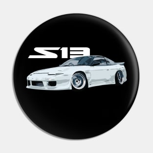 White S13 Drfit Pin