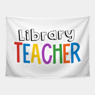 Rainbow Library Teacher Tapestry