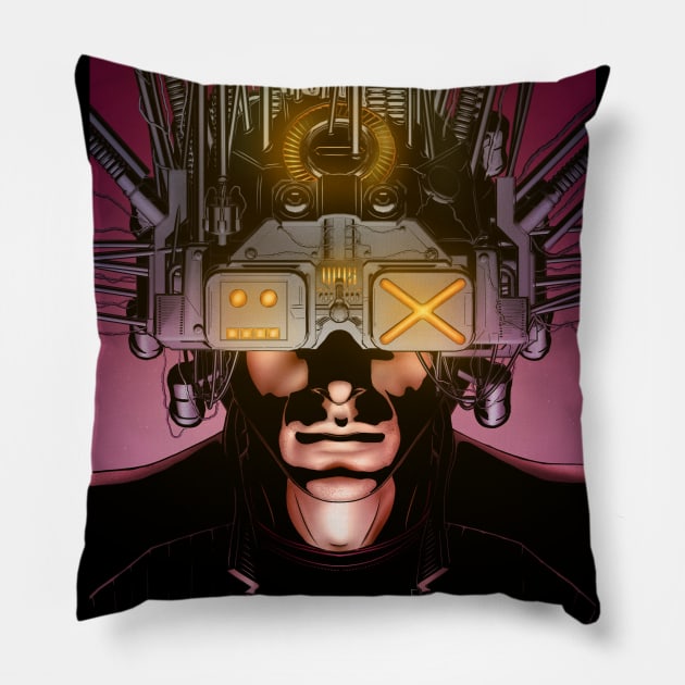 The Brain Blender Pillow by SimonBreeze