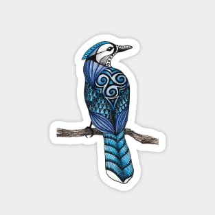 Blue Jay Totem Animal Magnet