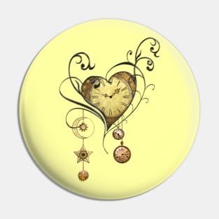 Wonderful steampunk heart Pin