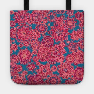 Flower Doodle Tote