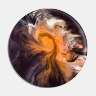 Nebula acrylic painting Pin