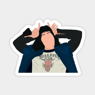 Stranger Things Eddie Fan Art Magnet