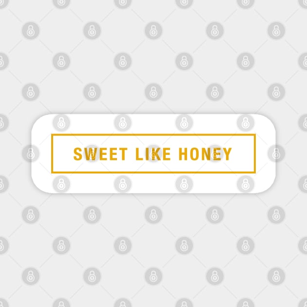 Sweet Like Honey Sticker Magnet by aterkaderk