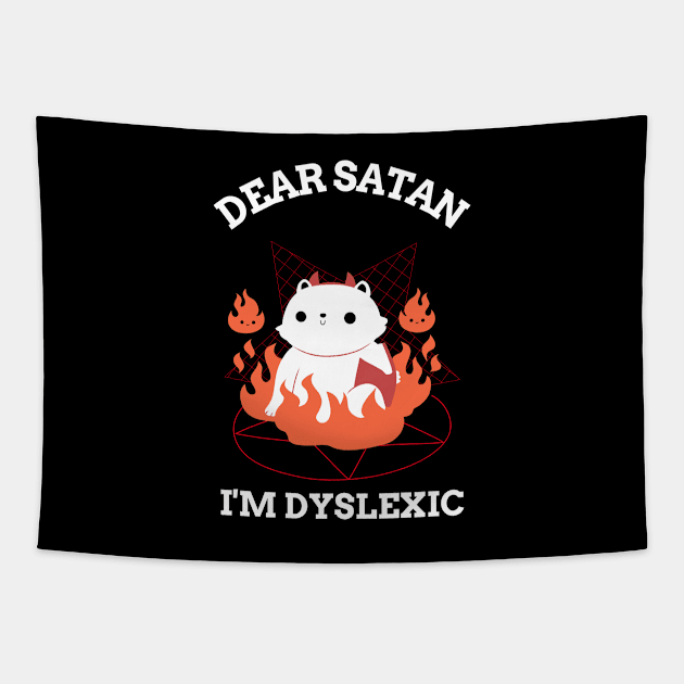 Daer Santa, I haev Dyslexia Tapestry by OldCamp