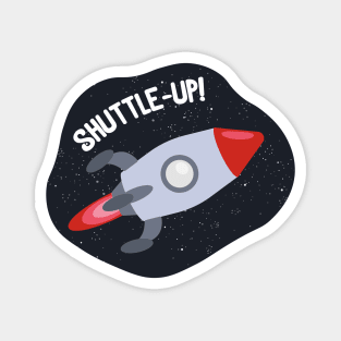 Spaceship Shuttle | Gift Ideas | Funny Astronomy Magnet