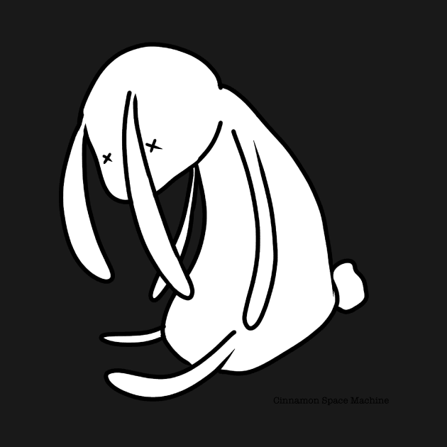 Sad Bunny by Cinnamon Space Machine