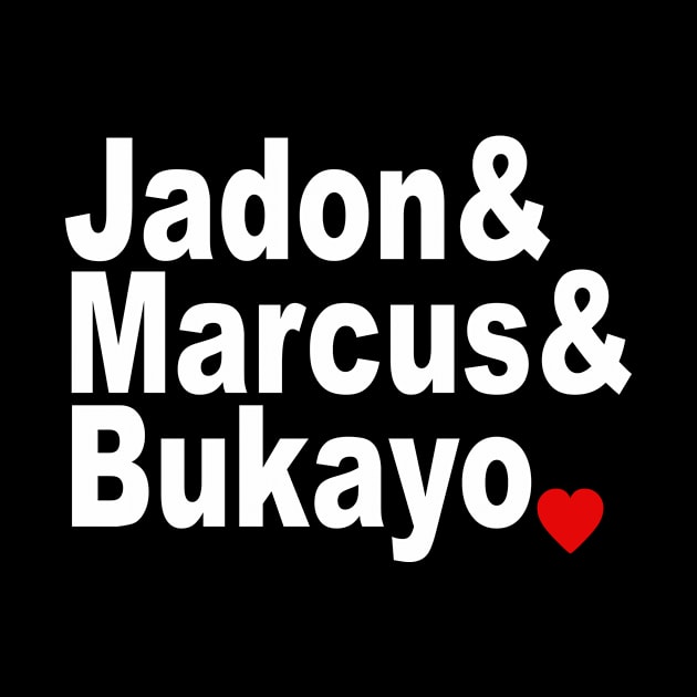 Jadon & Marcus & Bukayo Support by Scarebaby