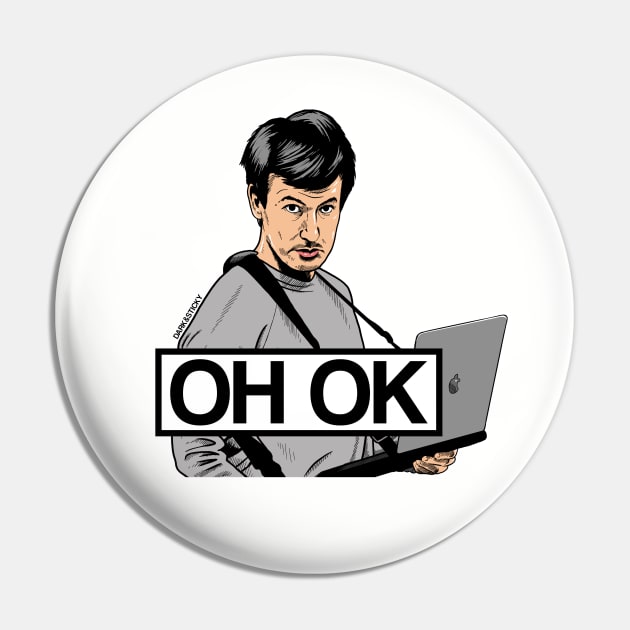 NATHAN | OH OK | Nathan Fielder | The Rehearsal | Nathan For You Pin by Dark & Sticky
