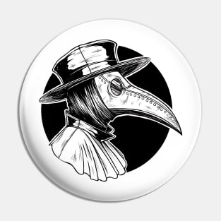 Plague doctor. Party like it's 1347. Pin