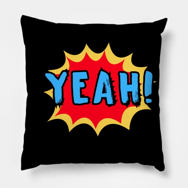 LA Knight | YEAH! | Comic Script Pillow by AwkwardTurtle