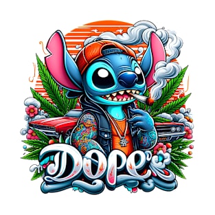 Urban Stitch 'DOPE' Parody Art Tee T-Shirt