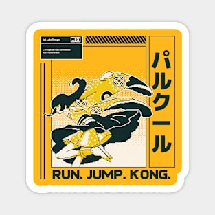 Run Jump Kong Parkour Magnet