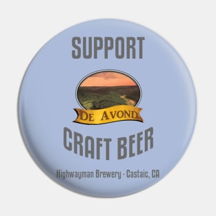 HMB Support Craft Beer: De Avond Pin