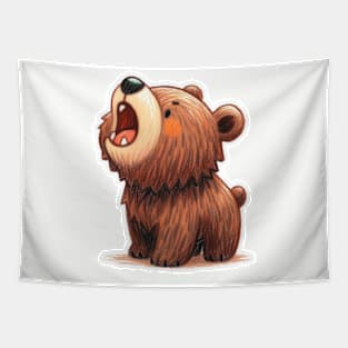 Bear roar Tapestry