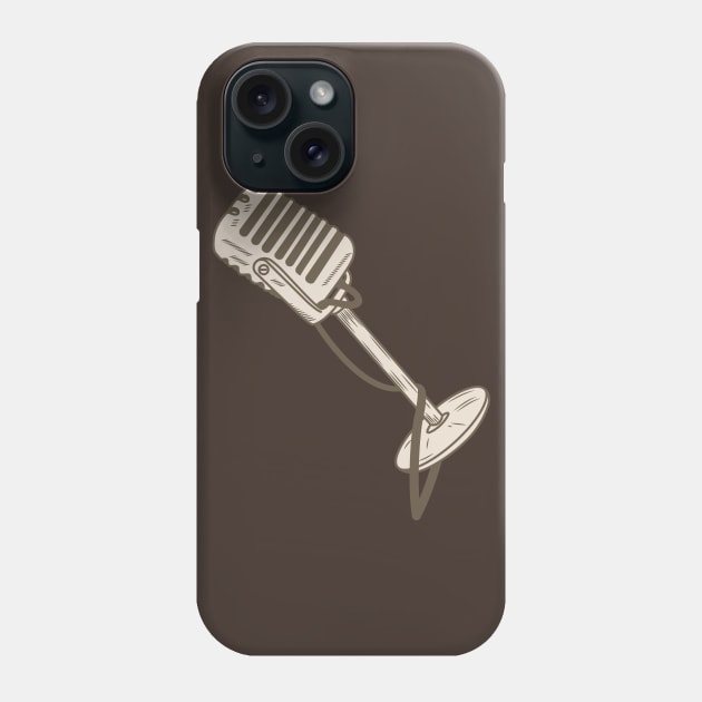 Mic up! Phone Case by DigitalinkMcr