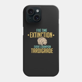 Microbioligy - Five Time Extinction - Event Champion Tardigrade Phone Case