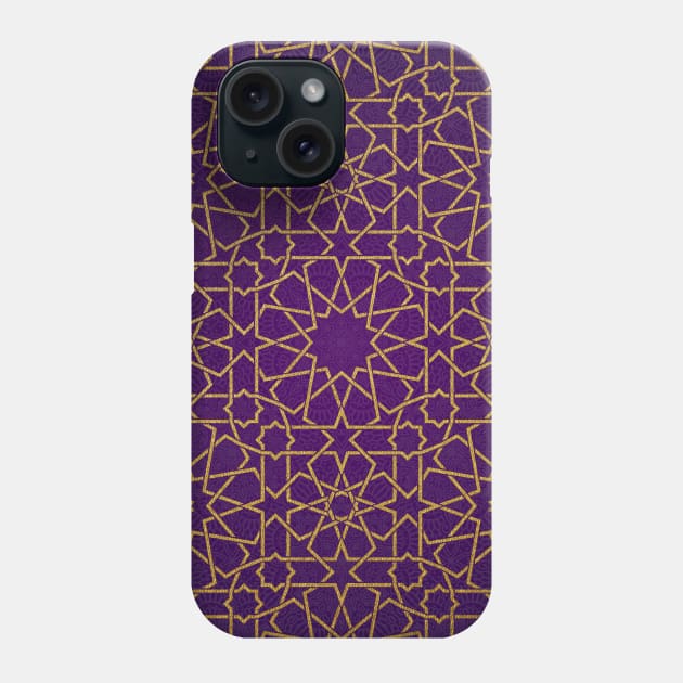 Arabic Gold pattern #15 Phone Case by GreekTavern