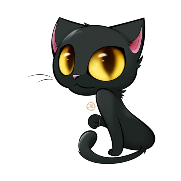 black cat by vredina
