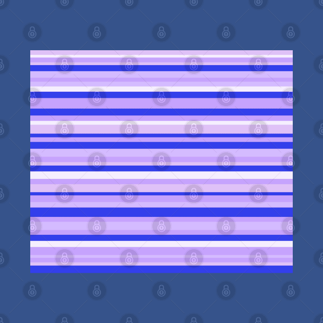 Chic stripes design in purple and blue shades by F-for-Fab