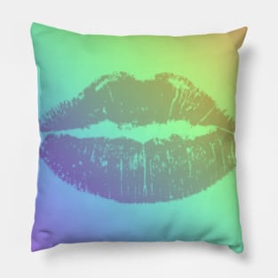 Rainbow Lipstick Pillow