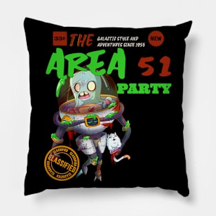 Sci-Fi Fan Party Monster Space Alien Pillow