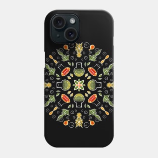 Chemistry Lab Botanical Pattern For Women In Science Phone Case