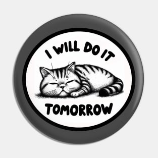 I will do it tomorrow Pin