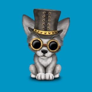 Steampunk Baby Wolf Cub T-Shirt