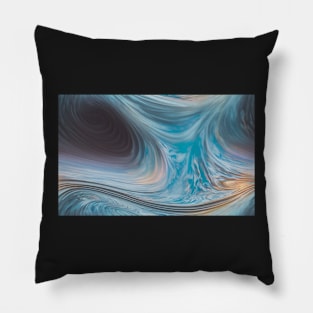Seamless Swirling Worlds VII Pillow