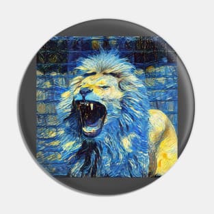 lion painting (leo art, lion king) Pin