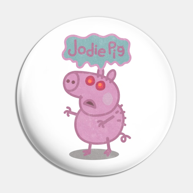 Jodie Pig Pin by BrownWoodRobot