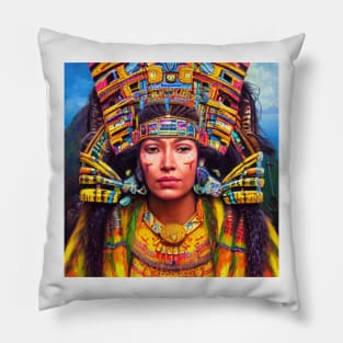 Inca Goddess #5 Pillow