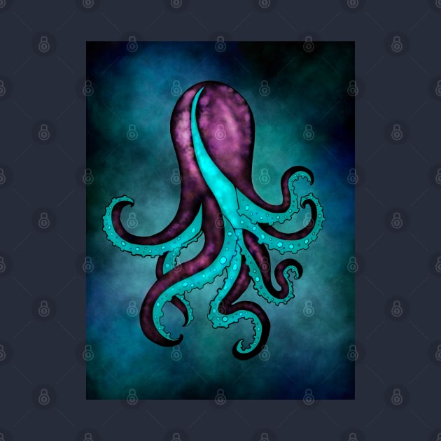 Cosmic Cephalopod by sophiedesigns