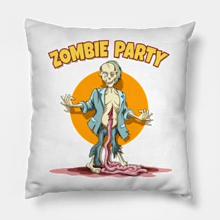 Zombie Party Pillow