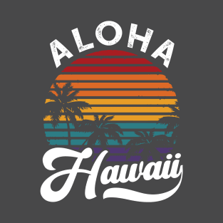 Aloha Hawaii T-Shirt Retro Vintage Sunset T-Shirt