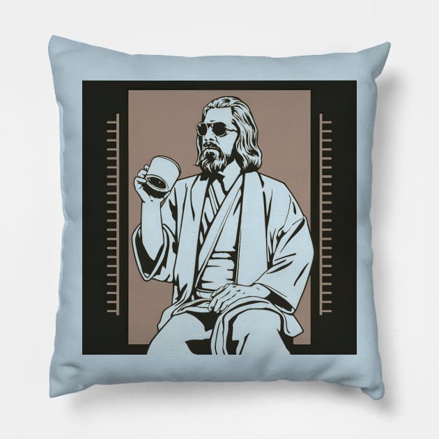 The big lebowski the dude Pillow by Aldrvnd