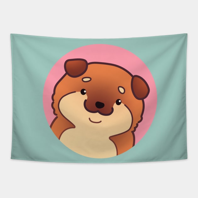 Shiba Tapestry by Abbilaura