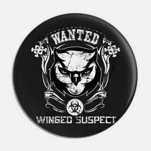 Winged Suspect Pin