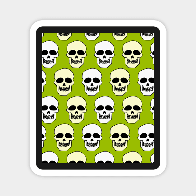 Skull pattern Magnet by cocodes