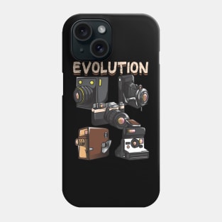 Vintage Evolution of the Camera Photography Phone Case