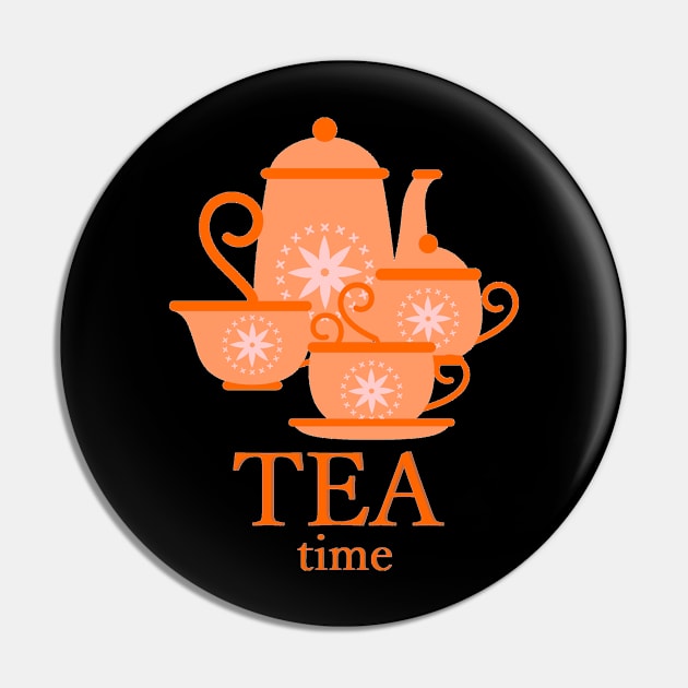 Tea time Pin by Spacecoincoin